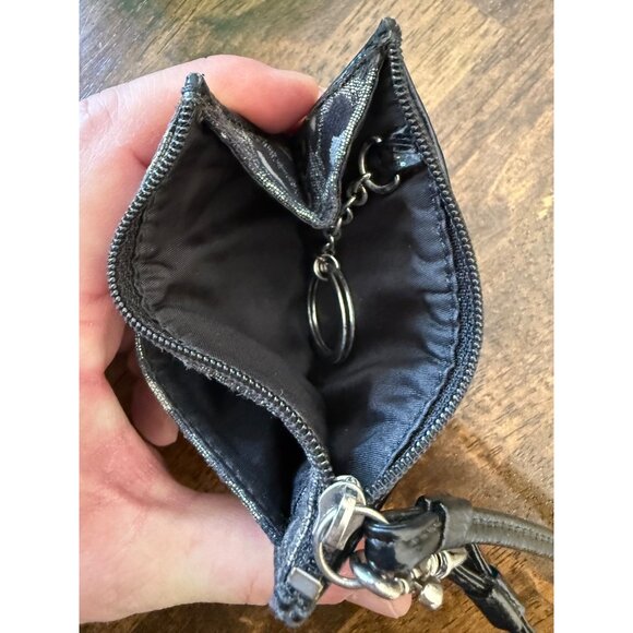 Coach Leopard Print Small Leather Wallet / Wristlet - Picture 5 of 5